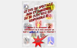 Le DVD du Spectacle Son et Lumières du 30 juin 2012 est disponible !